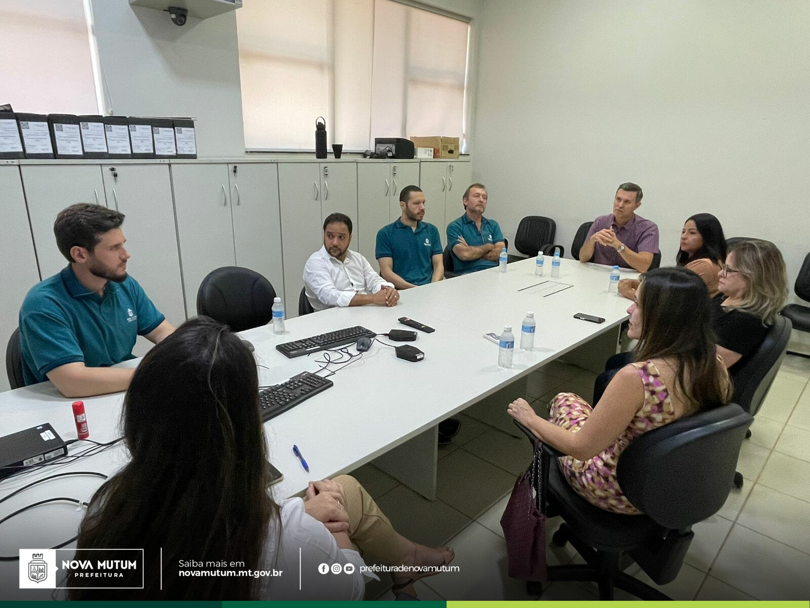 Prefeitura de Nova Mutum recebe visita técnica da equipe de Administração de Diamantino