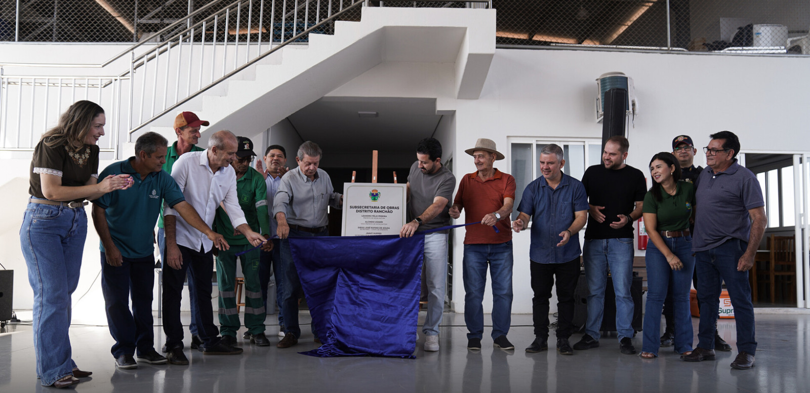 Subsecretaria de Obras do Distrito Ranchão ganha nova e ampla sede na gestão Adriano Félix